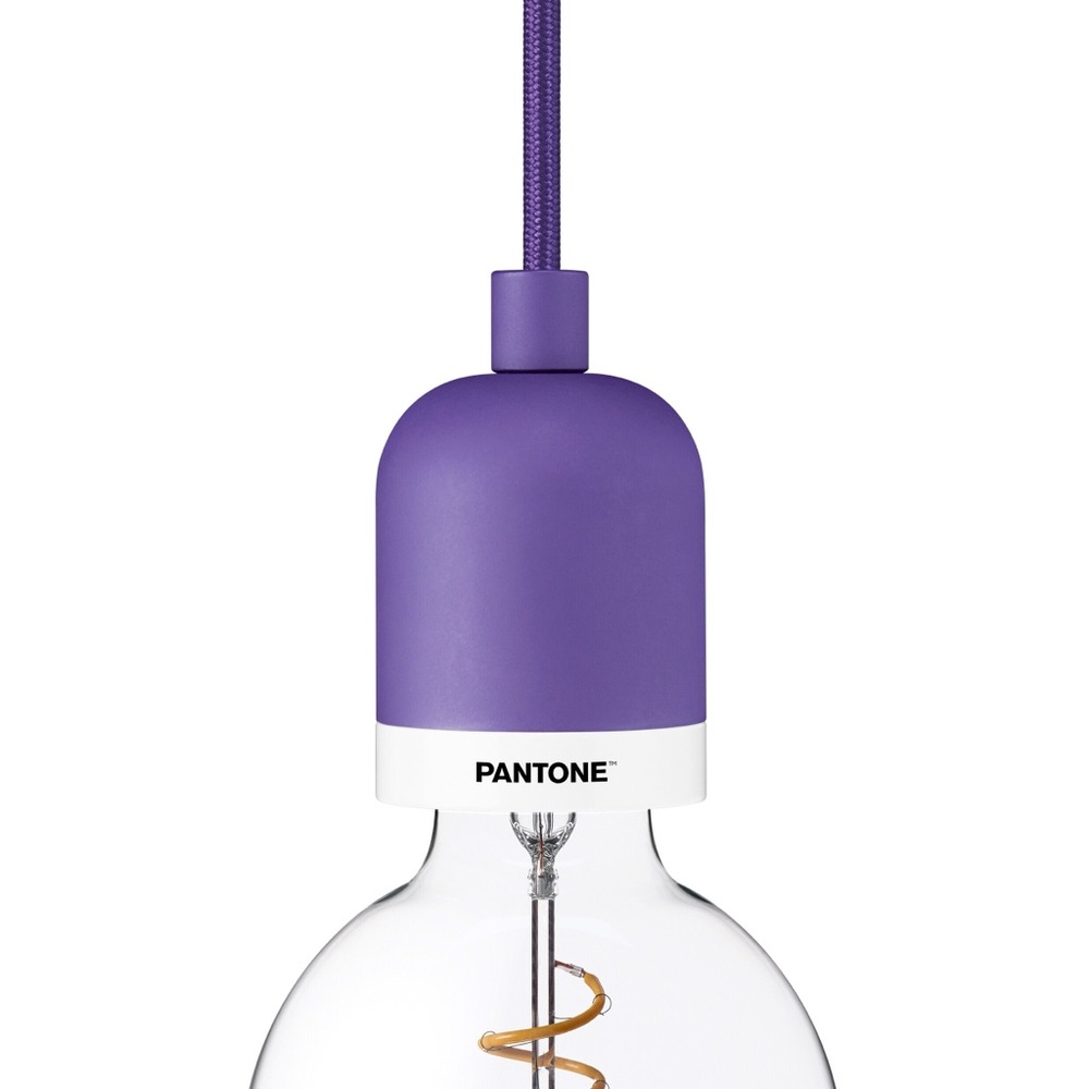 Pantone Deneb Drop Cap Pendant Ultra Violet NWB